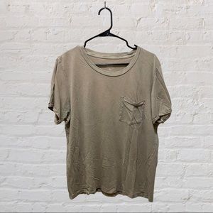 J Crew Vintage Cotton Pocket Tee Size L